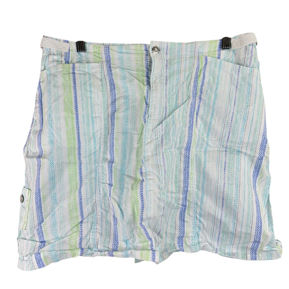 Fresh Produce Striped Skort Skirt Size Small